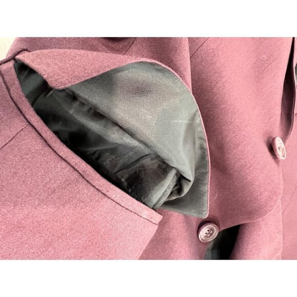NWOT TOPMAN Size US 38 Skinny Suit Jacket Two Button color Berry - Picture 8 of 13